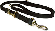 Hands Free Control Leather Dog Leash for German shepherd