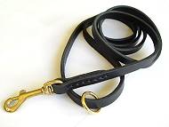Latigo Leather Dog Lead 1/2inch x 2-6 ft for German Shepherd