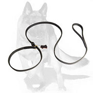 Leather Slip Lead 6 FT on 1/2'' for German Shepherd
