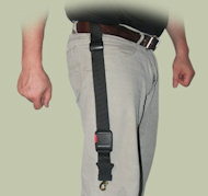 German Shepherd Nylon Dog Leash for Hands-free Use