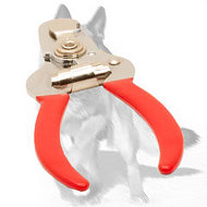 German Shepherd Dog Nail Trimmer with Vinyl Handles and Stop