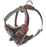 K9 Pro Leather Dog Harness for German Shepher
