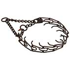 Strong Herm Sprenger German Shepherd Pinch Prong Collar of Black Stainless Steel - 2.25 mm (1/11 inch)