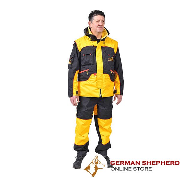 Bite Suit of Waterproof Membrane Fabric for Training
