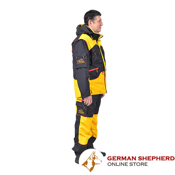 Convenient Training Suit with a Number of Pockets