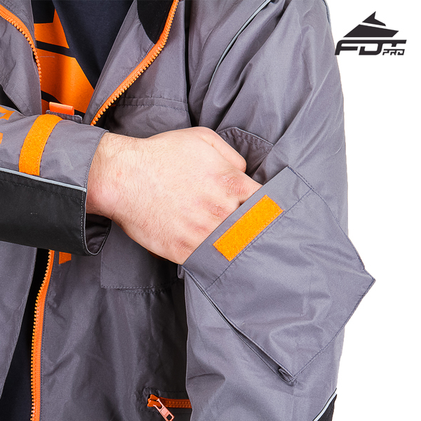 Handy Sleeve Pocket on Pro Design Dog Tracking Jacket