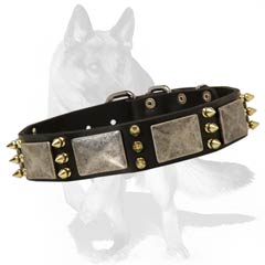 Safe for your dog’s health Collar Robust nickel plated buckle and D-ring