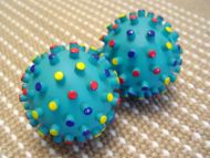 German Shepherd Crazy Color Rubber Ball with Sound