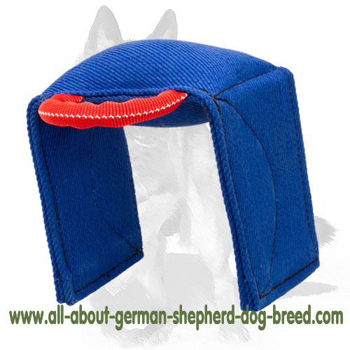 German Shepherd French Linen Dog Bite Guide Tug for Schutzhund Training