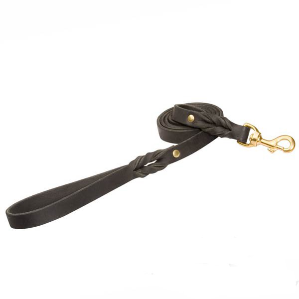 High Quality Leather Dog Leash for Walking and Training