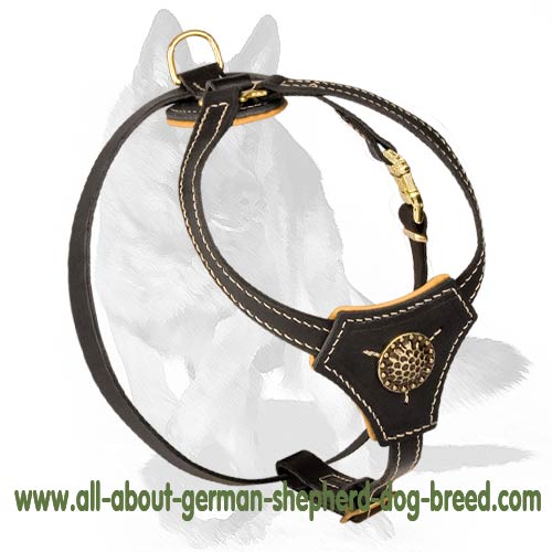 ‘Pup Culture’ Royal Leather Tracking/Walking Dog Harness