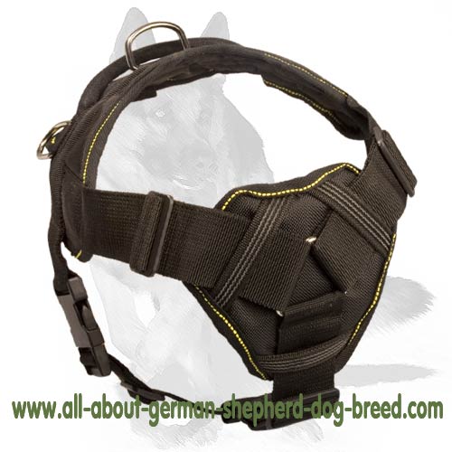 Amazing Multipurpose Nylon Harness for German Shepherd