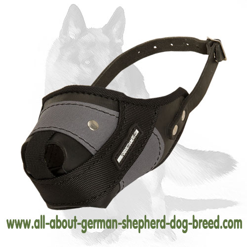 'Dear K9' German Shepherd Agitation Training Extra Strong Muzzle