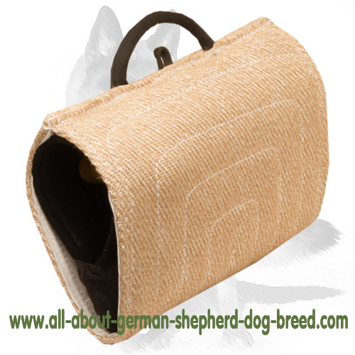 German Shepherd Jute Bite Builder for Dog Bite Grip Training
