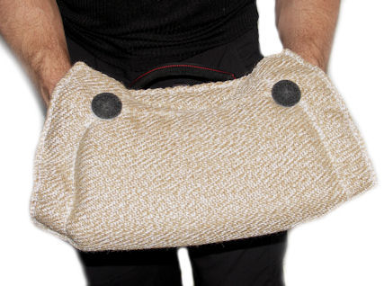 Great Jute Bite Wedge Tug Toy with Hidden Handles