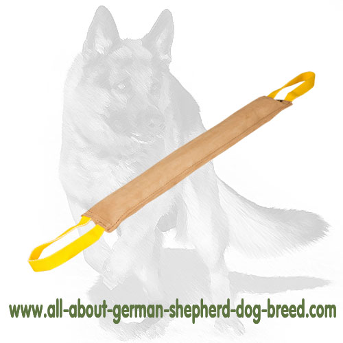 German Shepherd Huge Leather Bite Tug