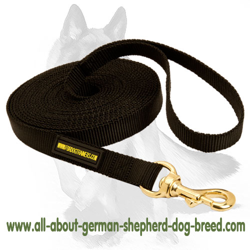 Tracking Nylon Long Leash for German Shepherd