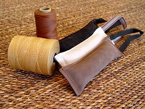 Leather dog tug hot sale